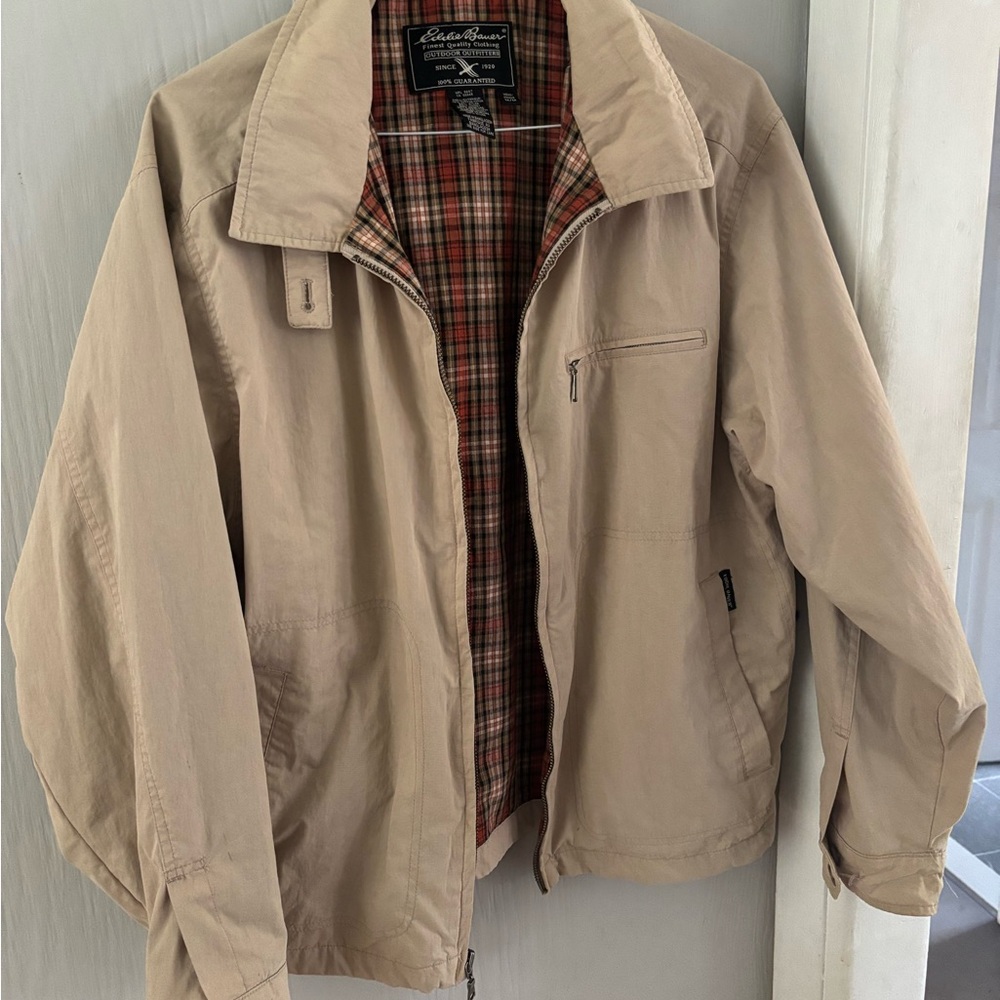 Eddie Bauer Tan Lightweight Jacket